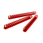 Partner 12mm Comb Binding Rings, 100/box, Red