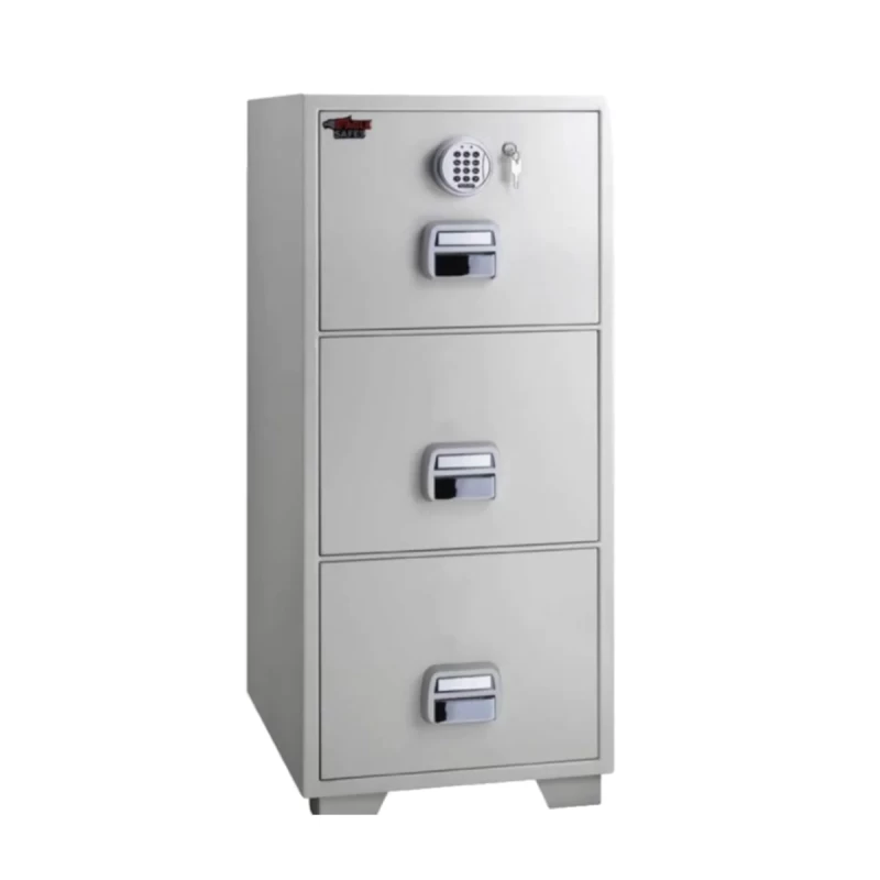 Eagle SF-680-3EKX Fire Resistant Filing Cabinet, 3 Drawers, Digital & Key Lock