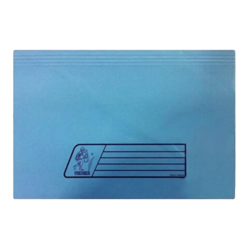 Premier  Document  Wallet Full Flap, F/S,  Blue