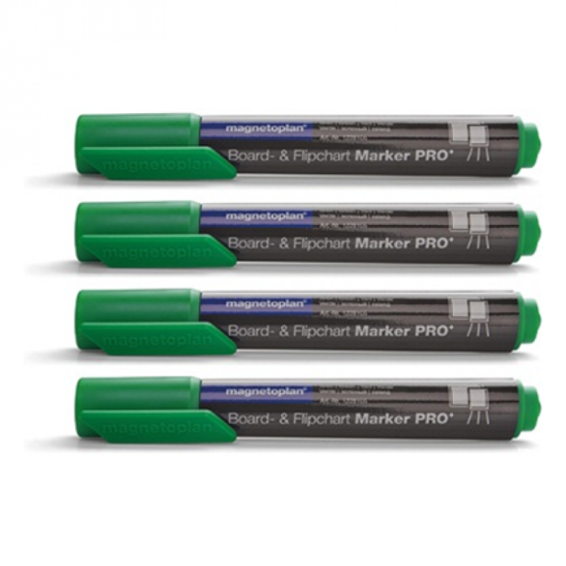 White Board and Flip chart Marker - Green - Pack of 4 Pc