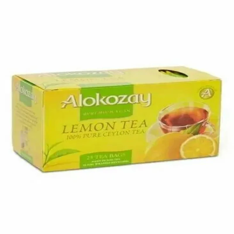 Alokozay Lemon Tea - 25 Tea Bags in Foil-Wrapped