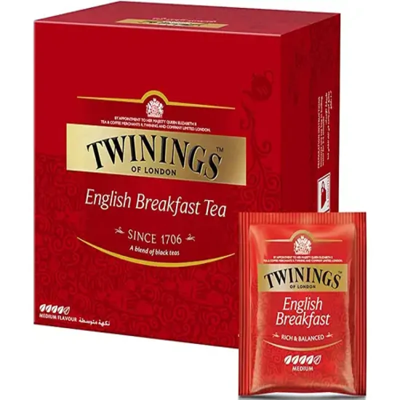 Twinings English Breakfast Tea 50-Tea Bags