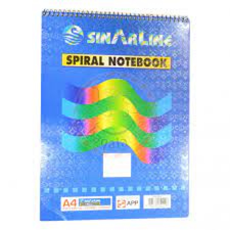 Delmon Spiral Pad, Side Spiral, A4, 70 Sheets, Line Ruled